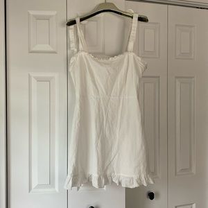 white sundress • nasty gal